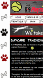 Mobile Screenshot of k-9playtimeinc.com